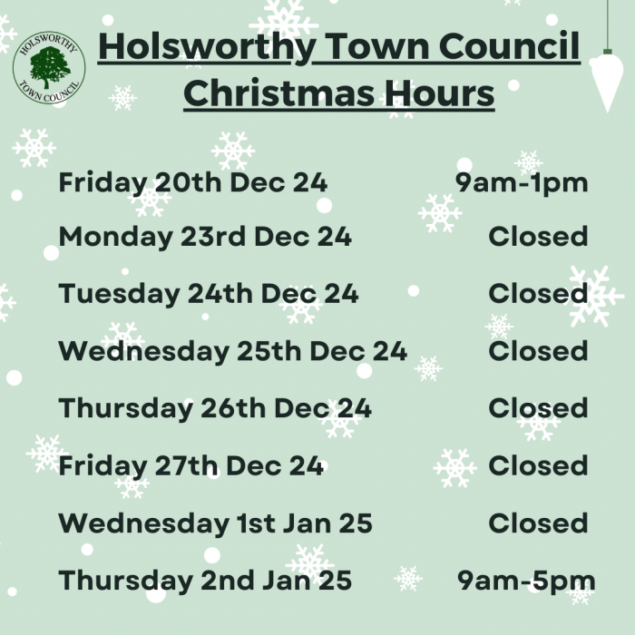 Christmas Opening Times 1