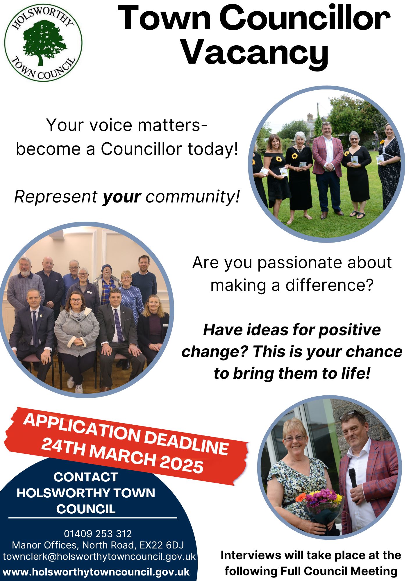 Councillor Vacancy – Join Holsworthy Town Council! - Holsworthy Town ...