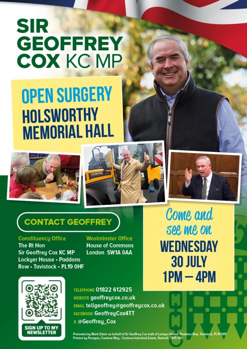 COX Summer Tour A5 Holsworthy