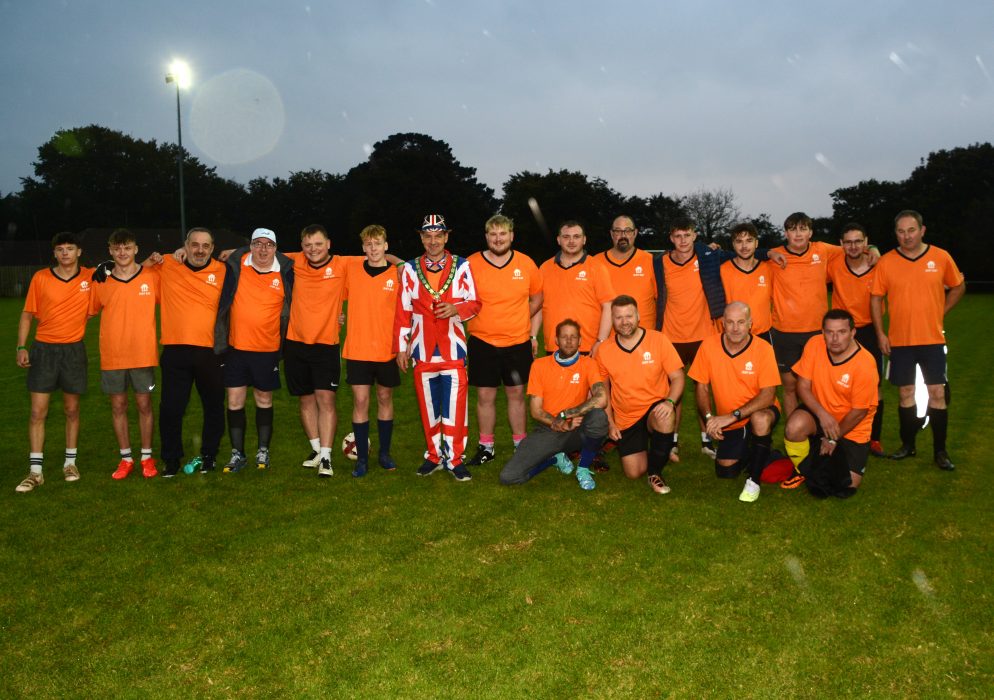 A photo of the Mayor's Select Team at the Mayor's Charity Match Day on 27th September 2025.