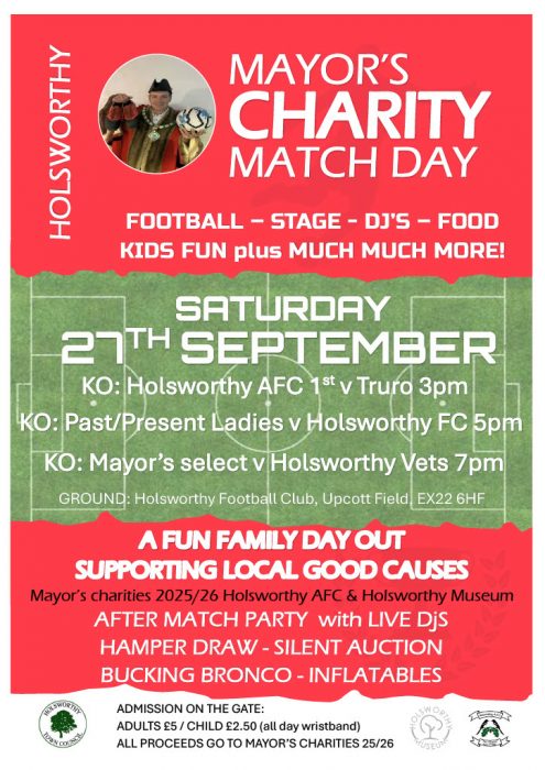 Mayor's Charity Match Day - Poster.