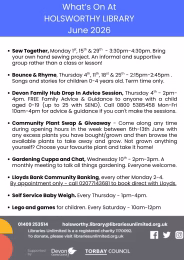 What's On At Holsworthy June 2026