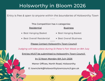 Holsworthy in Bloom Competition Poster 2026