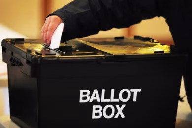 photo of a ballot box